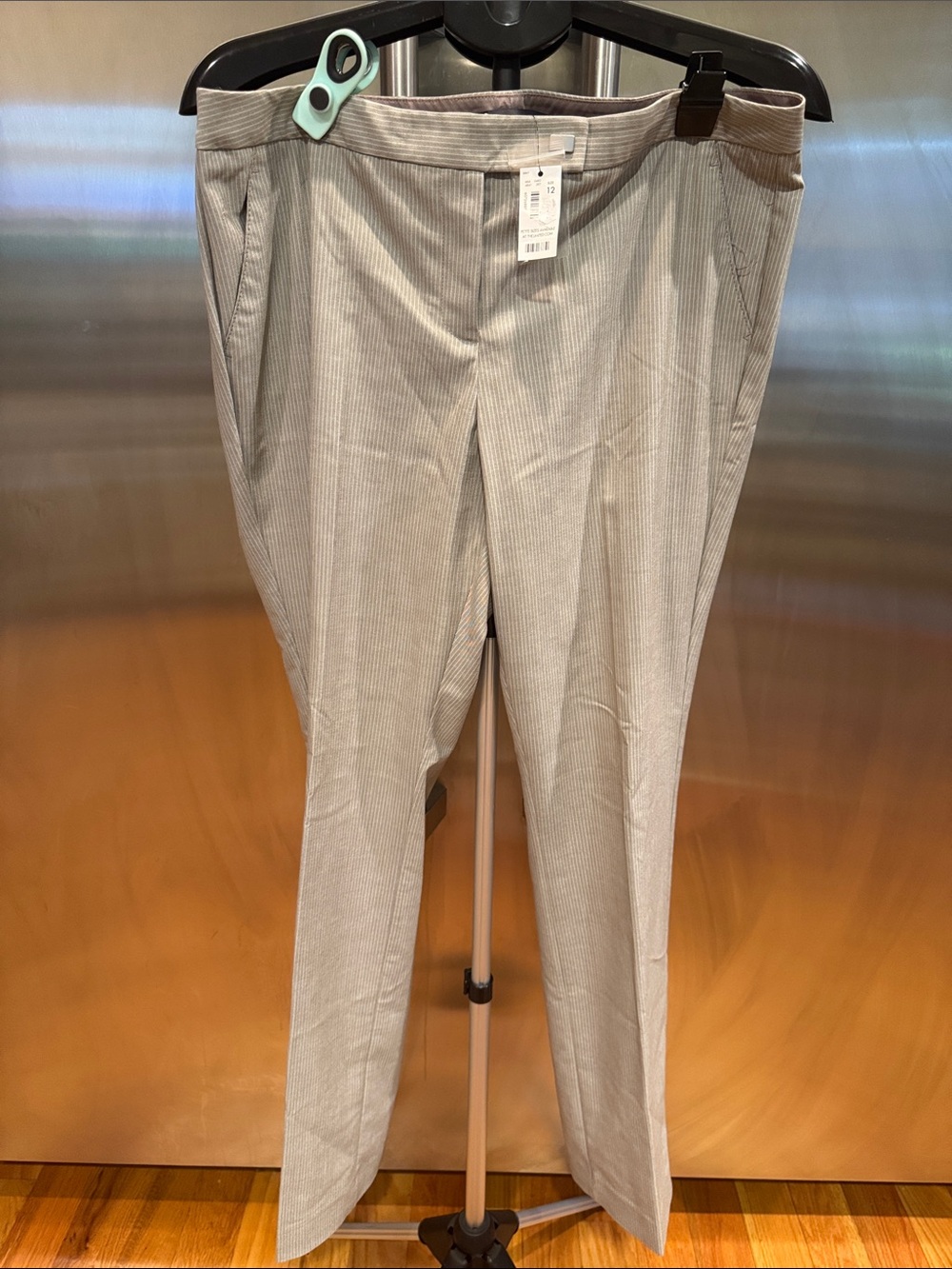 The Limited Light Gray Pinstripe Woman’s Dress Pants